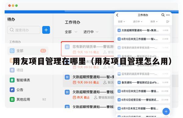 用友项目管理在哪里（用友项目管理怎么用）