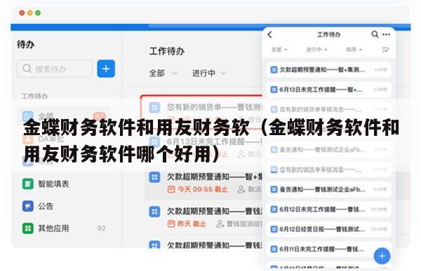 金蝶财务软件和用友财务软（金蝶财务软件和用友财务软件哪个好用）