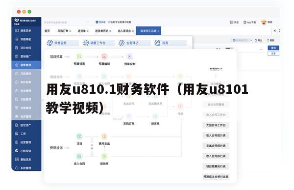 用友u810.1财务软件（用友u8101教学视频）