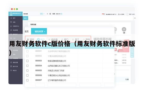 用友财务软件c版价格（用友财务软件标准版）