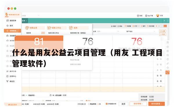 什么是用友公益云项目管理（用友 工程项目管理软件）