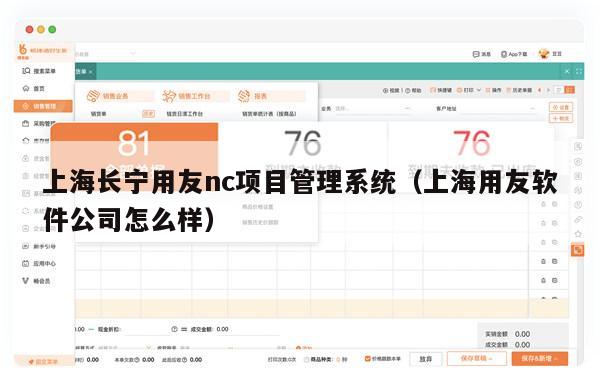 上海长宁用友nc项目管理系统（上海用友软件公司怎么样）