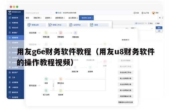 用友g6e财务软件教程（用友u8财务软件的操作教程视频）