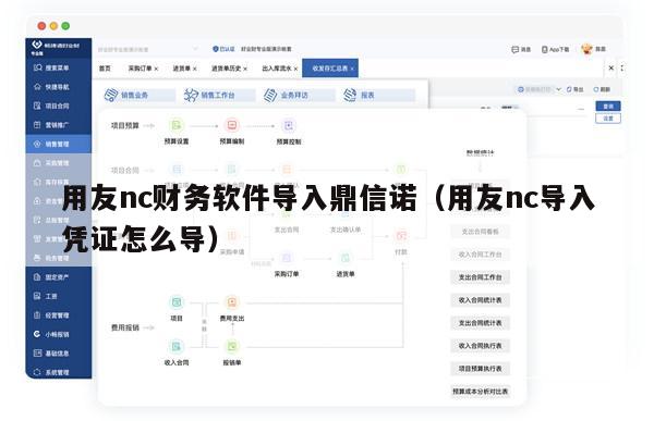 用友nc财务软件导入鼎信诺（用友nc导入凭证怎么导）