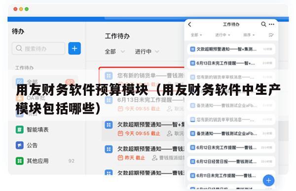用友财务软件预算模块（用友财务软件中生产模块包括哪些）