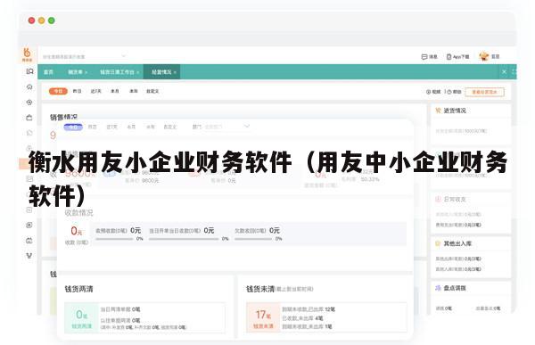 衡水用友小企业财务软件（用友中小企业财务软件）