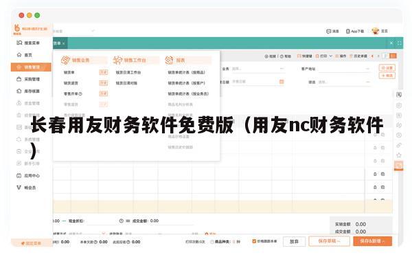 长春用友财务软件免费版（用友nc财务软件）