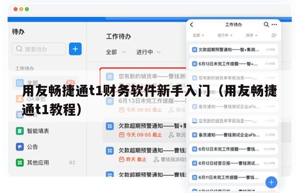 用友畅捷通t1财务软件新手入门（用友畅捷通t1教程）