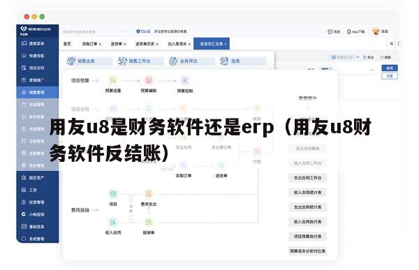 用友u8是财务软件还是erp（用友u8财务软件反结账）