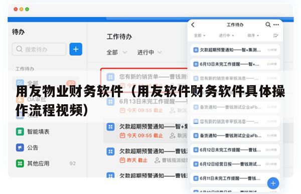 用友物业财务软件（用友软件财务软件具体操作流程视频）