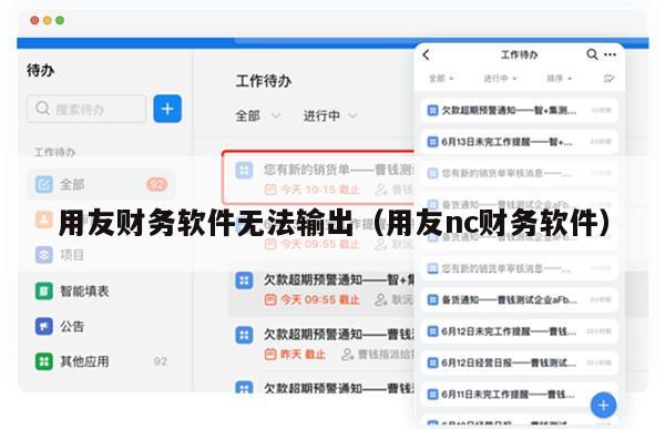 用友财务软件无法输出（用友nc财务软件）