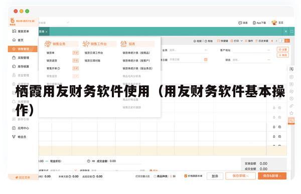 栖霞用友财务软件使用（用友财务软件基本操作）