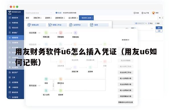 用友财务软件u6怎么插入凭证（用友u6如何记账）