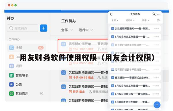 用友财务软件使用权限（用友会计权限）