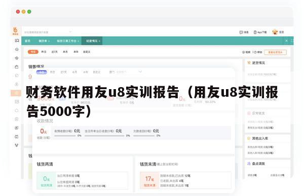 财务软件用友u8实训报告（用友u8实训报告5000字）