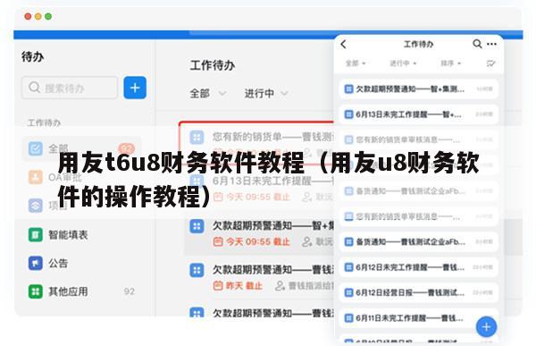 用友t6u8财务软件教程（用友u8财务软件的操作教程）