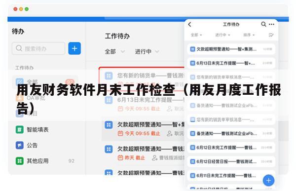 用友财务软件月末工作检查（用友月度工作报告）