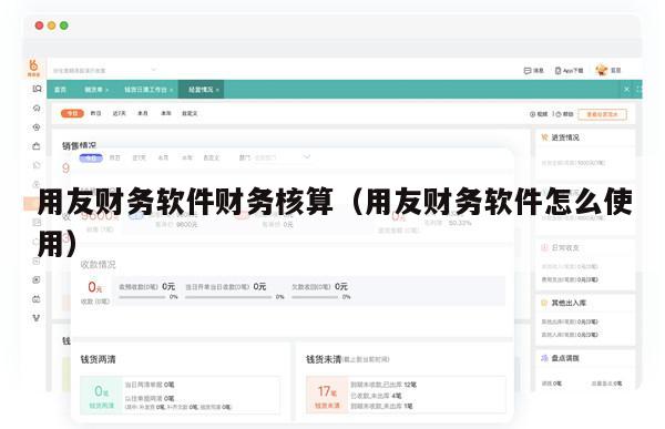 用友财务软件财务核算（用友财务软件怎么使用）