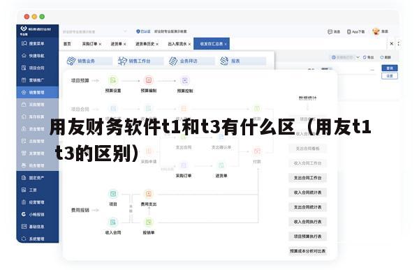 用友财务软件t1和t3有什么区（用友t1 t3的区别）