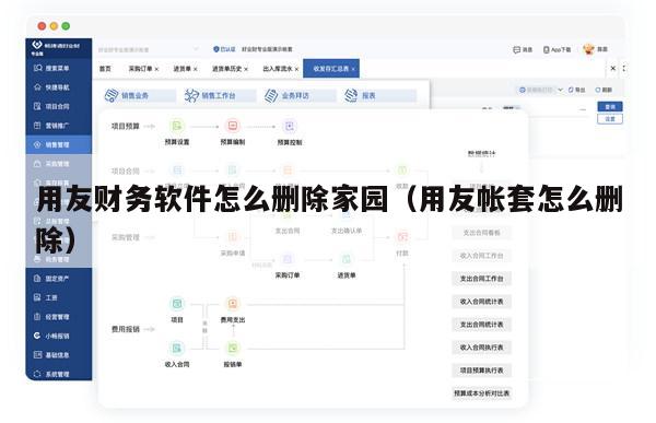 用友财务软件怎么删除家园（用友帐套怎么删除）