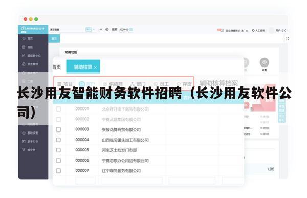 长沙用友智能财务软件招聘（长沙用友软件公司）