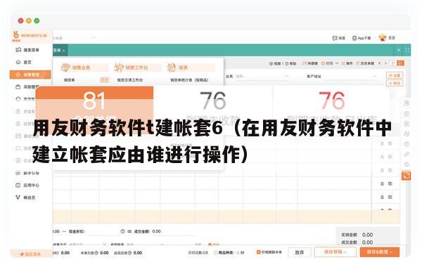 用友财务软件t建帐套6（在用友财务软件中建立帐套应由谁进行操作）