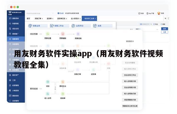 用友财务软件实操app（用友财务软件视频教程全集）