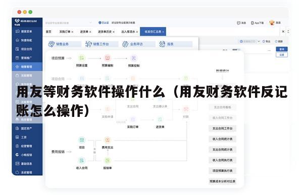 用友等财务软件操作什么（用友财务软件反记账怎么操作）