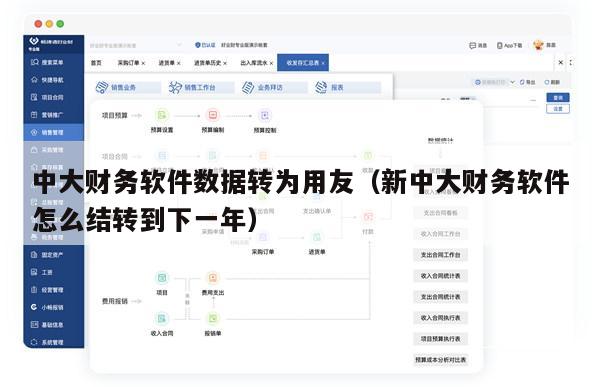 中大财务软件数据转为用友（新中大财务软件怎么结转到下一年）