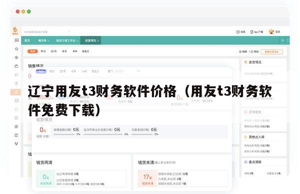 辽宁用友t3财务软件价格（用友t3财务软件免费下载）