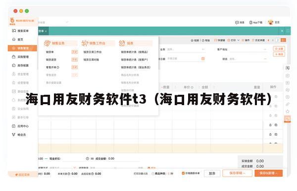 海口用友财务软件t3（海口用友财务软件）