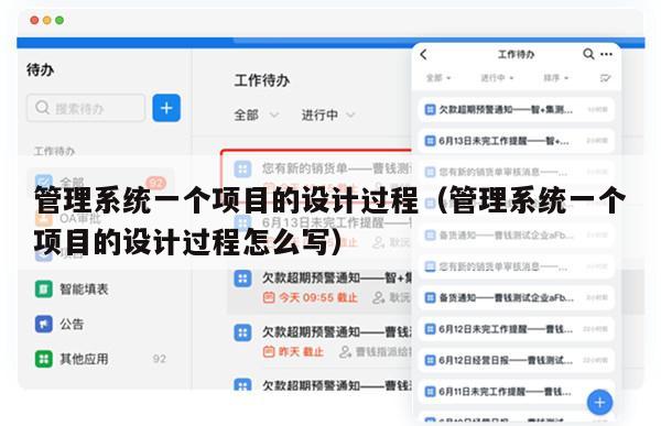 管理系统一个项目的设计过程（管理系统一个项目的设计过程怎么写）