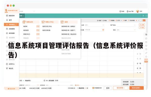 信息系统项目管理评估报告（信息系统评价报告）