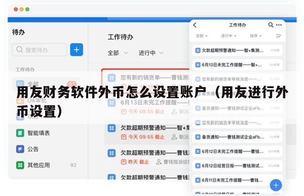 用友财务软件外币怎么设置账户（用友进行外币设置）