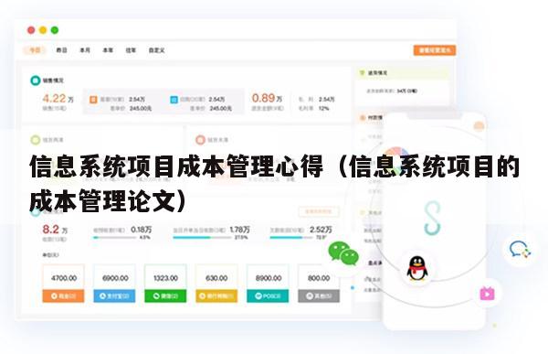 信息系统项目成本管理心得（信息系统项目的成本管理论文）