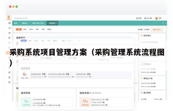 采购系统项目管理方案（采购管理系统流程图）