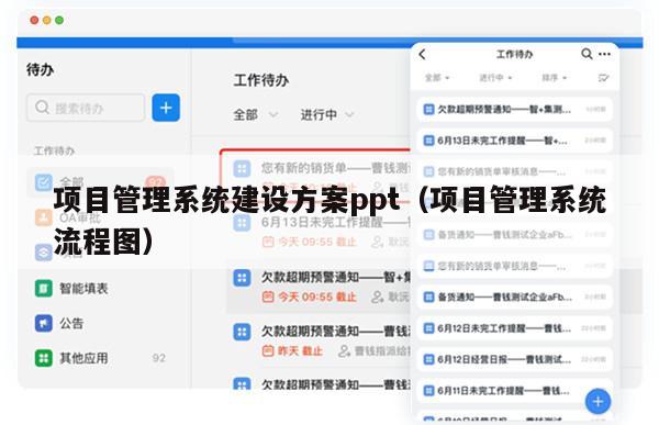 项目管理系统建设方案ppt（项目管理系统流程图）