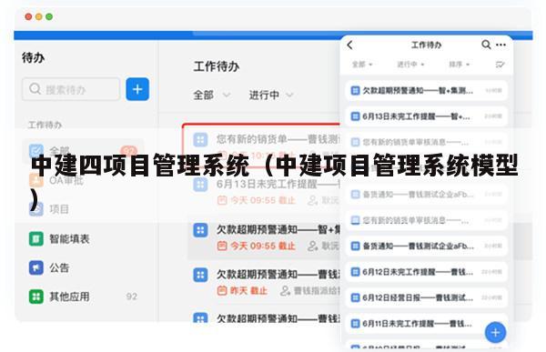 中建四项目管理系统（中建项目管理系统模型）