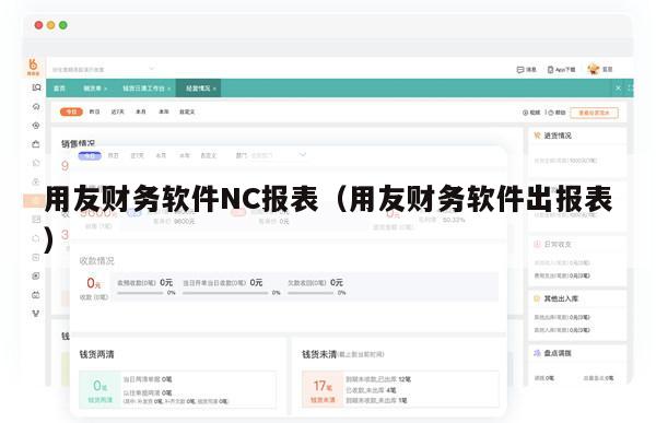 用友财务软件NC报表（用友财务软件出报表）