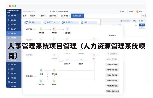 人事管理系统项目管理（人力资源管理系统项目）