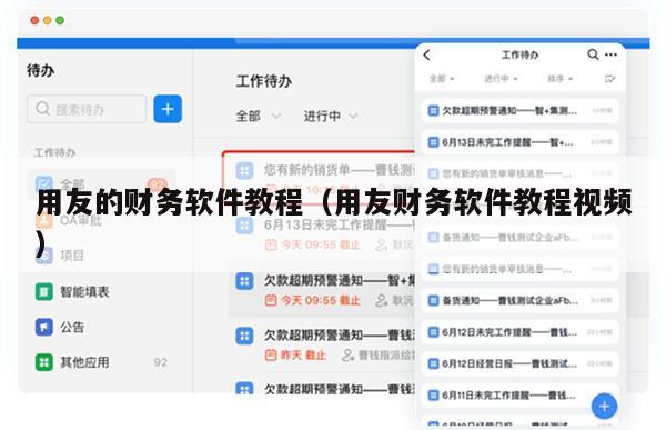 用友的财务软件教程（用友财务软件教程视频）