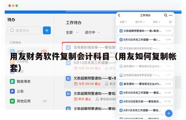 用友财务软件复制会计科目（用友如何复制帐套）