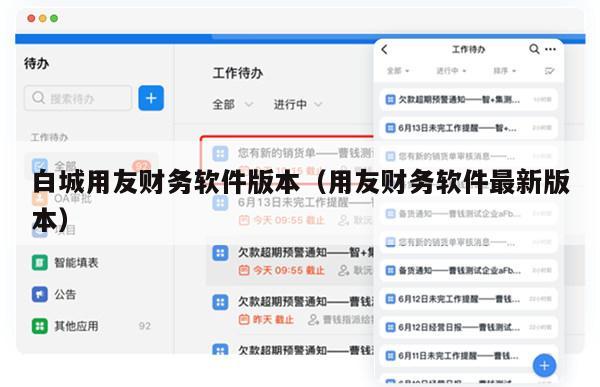 白城用友财务软件版本（用友财务软件最新版本）
