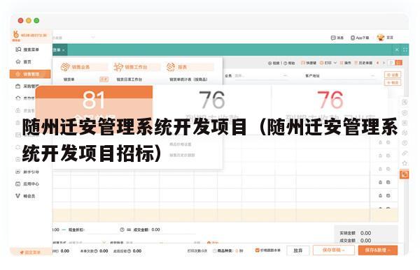 随州迁安管理系统开发项目（随州迁安管理系统开发项目招标）