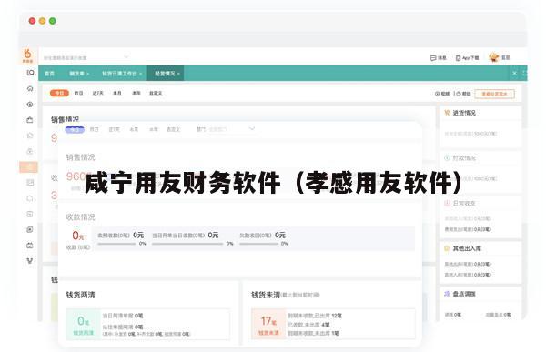 咸宁用友财务软件（孝感用友软件）