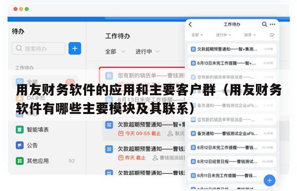 用友财务软件的应用和主要客户群（用友财务软件有哪些主要模块及其联系）