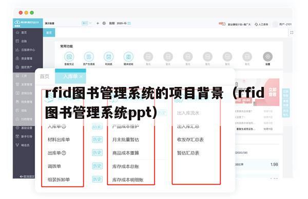 rfid图书管理系统的项目背景（rfid图书管理系统ppt）
