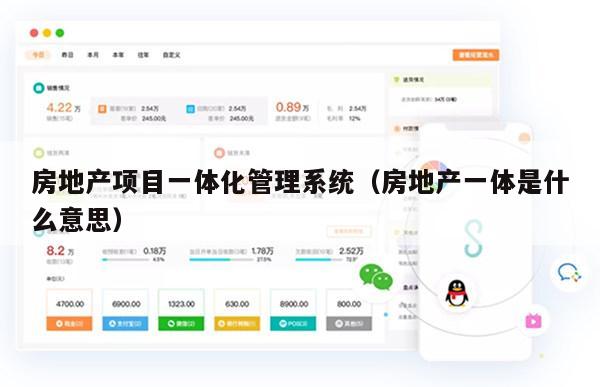 房地产项目一体化管理系统（房地产一体是什么意思）