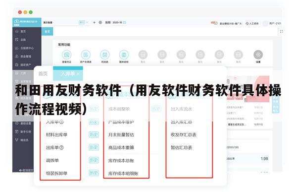 和田用友财务软件（用友软件财务软件具体操作流程视频）