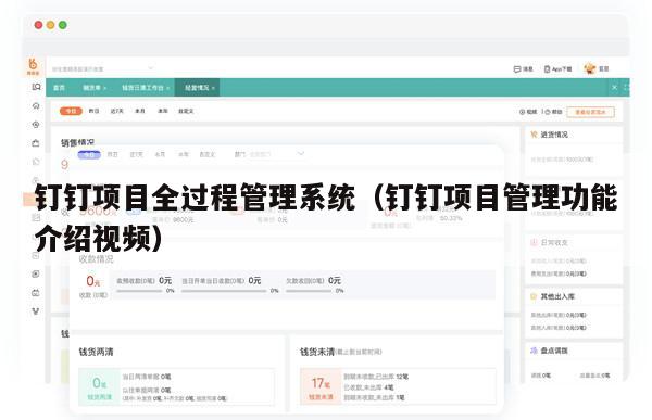 钉钉项目全过程管理系统（钉钉项目管理功能介绍视频）